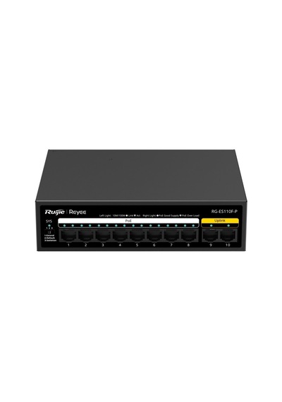Reyee RG-ES110F-P 10 Port 10/100 PoE Switch