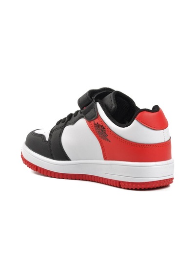 Aspor Haykat Kısa-f Siyah-kırmızı Cırtlı Çocuk Sneaker 001