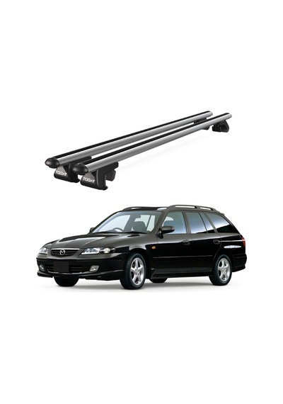 Venüs Mazda Capella Station Wagon 1998-2002 Uyumlu Gri Ara Atkı Port Bagaj Tavan Barı