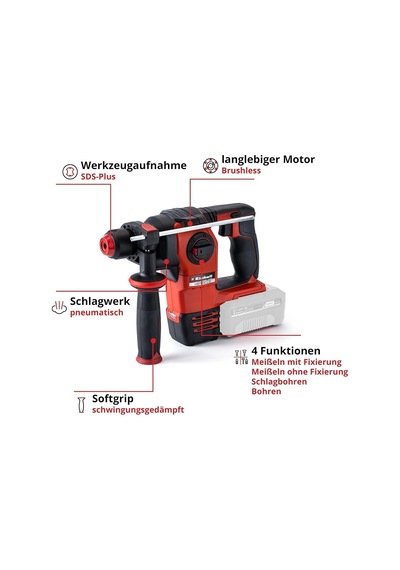 Tr Professional Akülü Pnömatik Matkap Herocco 18/20 4513900
