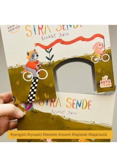 Sıra Sende Oyunu - Bisiklet Yarışı Temalı Kitap Ve Oyun Seti