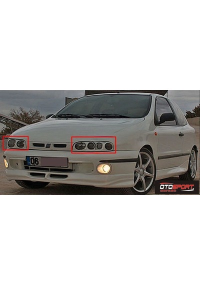 Fiat Brava Far Maskesi - Far Kaşı Fiberglass Boyasız