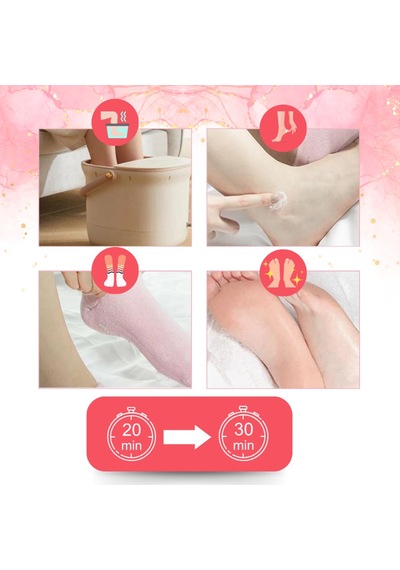 Zvnm Ayak Nemlendirici Jel Spa Çorabı - Yumuşatıcı Jel Kaplama Zcv12