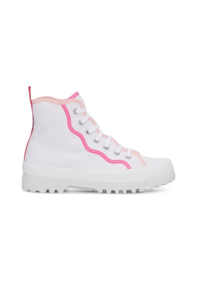 Superga 2341 Alpina Curly Bindings Kadın Beyaz Bilekli Sneaker Beyaz-346