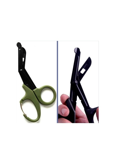 Omeniv İlk Yardım Outdoor Kamp Makası Karabiner Paslanmaz Çelik Çok Renkli