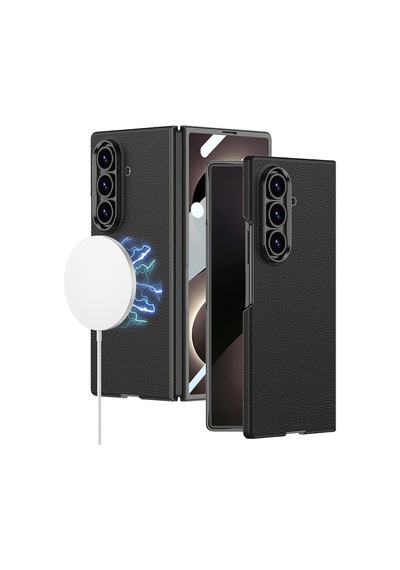 Teleplus Samsung Galaxy Uyumlu Z Fold 8 Ultra Kılıf M-safe Şarj Özellikli Kıpta Kpt-12 Sert Pc Kapak