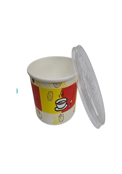 16 Oz Çorba Kasesi Kapaklı 25 Adet Diğer