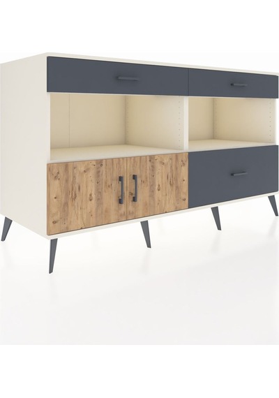 Kronos Konsol 2 Raflı 3 Çekmeceli 2 Kapaklı 176x59x99 Aytaşı-çam/ Aytaşı-çam/antrasit Kronos Konsol 2 Raflı 3 Çekmeceli 2 Kapaklı 176x59x99 Aytaşı-çam/ Aytaşı-çam/antrasit