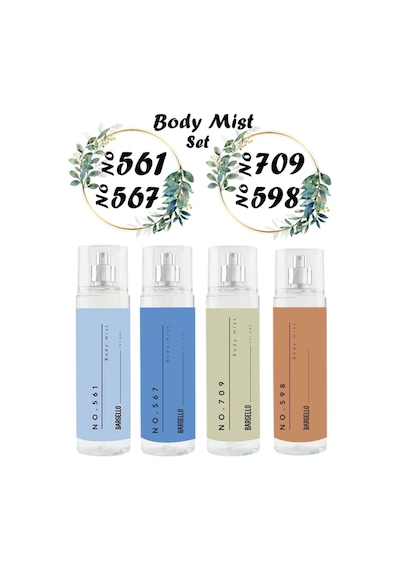 Body Mist Seti No.561 - No.709 - No.567 - No.598