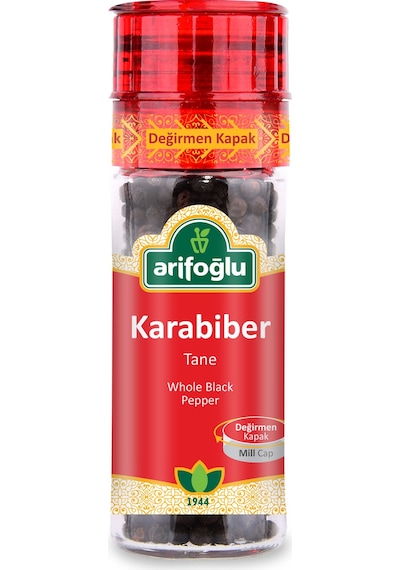 Arifoğlu Tane Karabiber Değirmen Kapak Cam 50 G