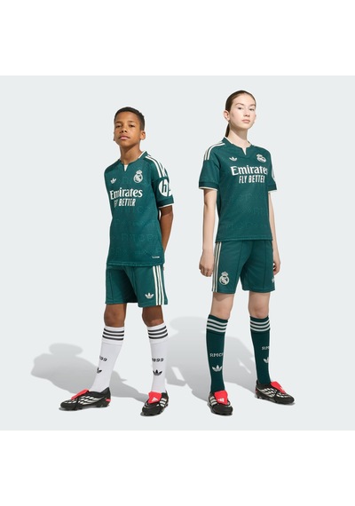 Adidas Kc3974 Real A Sho Y Real Madrid 26-27 Deplasman Çocuk Şortu Yeşil