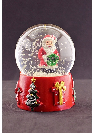 Noel Baba 2023 Merry Christmas Tasarımlı 9 Cm Orta Boy Işıklı Ka