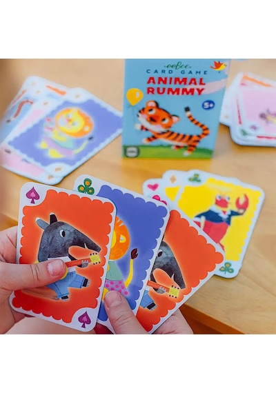 Eeboo Animal Rummy Oyun Kartları
