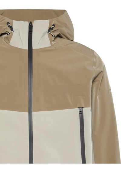 Calvin Klein Ls 3l Colorblock Tech Shell Wınd Kahverengi Erkek Ceket