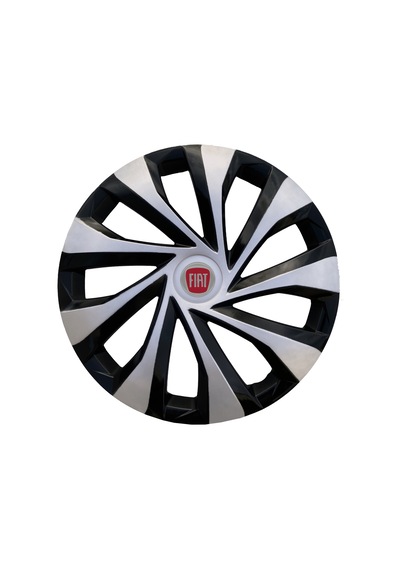 Fiat Ducato 15'' inç Uyumlu Jant Kapağı 4 Adet 1 Takım Çelik Görünümlü