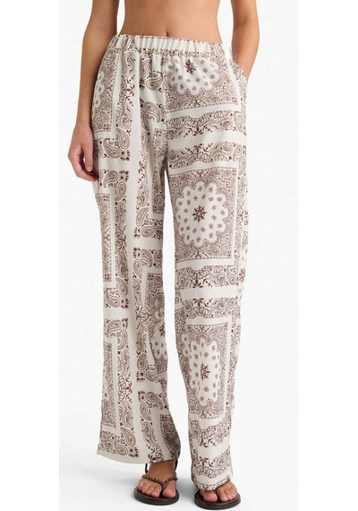 Defacto Regular Fit Şal Desenli Plaj Pantolonu-fall İn Love F8336ax25hsbn166 Kahve
