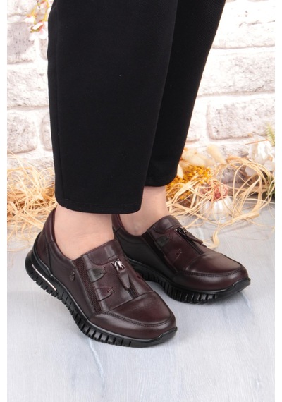 Pepita Z006 Comfort Yumuşak Esnek Kauçuk Kaymaz Taban Hakiki Deri Kadın Ayakkabı Kahve Pepita Z006 Comfort Yumuşak Esnek Kauçuk Kaymaz Taban Hakiki Deri Kadın Ayakkabı Kahve