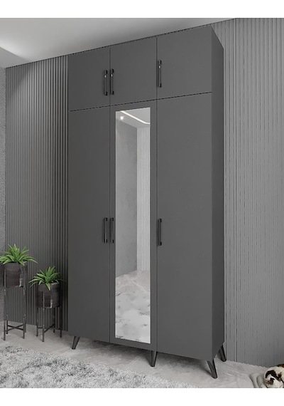 Açelya Portmanto Vestiyer Füme 120 cmM5
