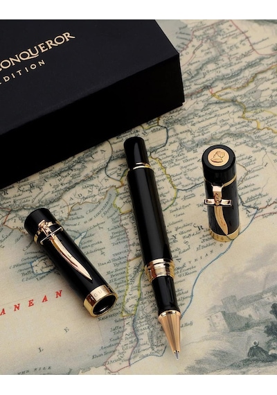 Genève Lüks Ve Ergonomik Dolma Kalem & Tükenmez Kalem Fatih Sultan Mehmed Özel Seri Alman M Uç, Altın Kaplama Evrensel Refill, Premium Hediye Kutulu Tükenmez Kalem Genève Lüks Ve Ergonomik Dolma Kalem & Tükenmez Kalem Fatih Sultan Mehmed Özel Seri Alman M Uç, Altın Kaplama Evrensel Refill, Premium Hediye Kutulu Tükenmez Kalem