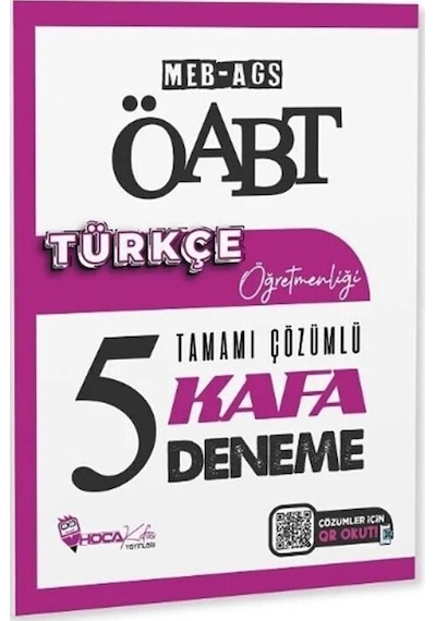 Öabt Meb Ags Türkçe Öğretmenliği 5 Kafa Deneme Hoca Kafası