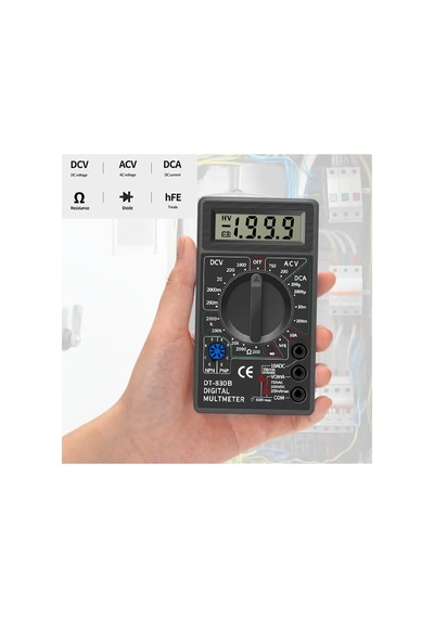 Dt830b Multimetre Dijital Ölçü Aleti Avometre Voltmetre Ampermetre - 294589299