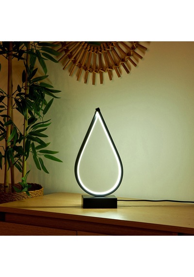 Safirr Light Damla Led Abajur - Siyah Çok Renkli