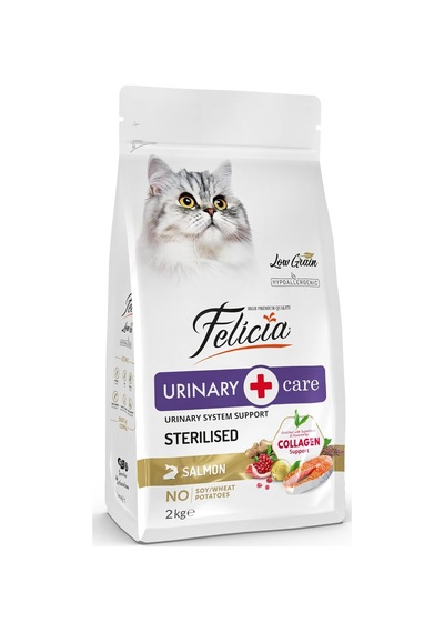 Ayrex Az Tahıllı 2 Kg Sterilised Somonlu Kısırlaştırılmış Hypoallergenic Kedi Maması