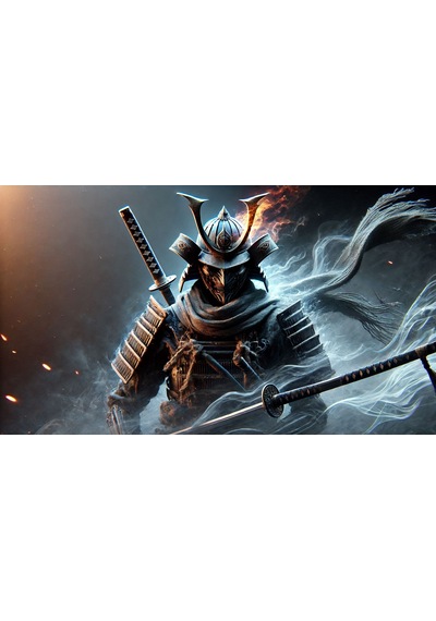 Ti-play Büyücü Shogun 60x90cm Modern Samuray Pvc Çerçevesiz Tablo