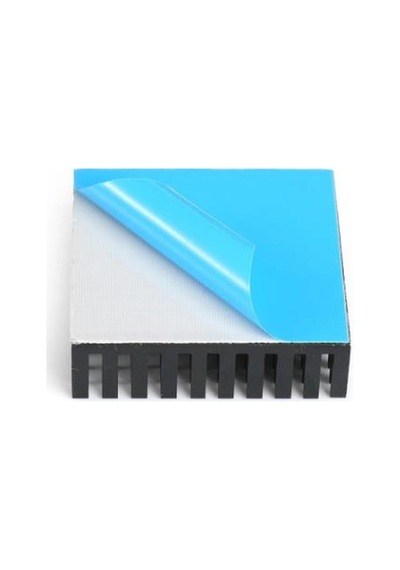 Alüminyum Soğutucu Heatsink 40x40 Peltier Uyumlu Termal Çift Taraflı Bantlı