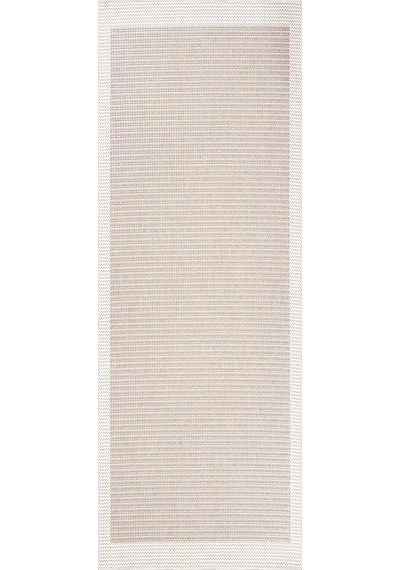 Hoom Rugs Lora 3211 Bej Çerçeveli Pamuk Taban Hav Toz Vermez Sisal Halı