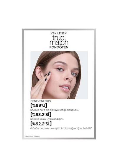 L'Oréal Paris True Match Bakım Yapan Fondöten - 1.5n Nötr Alt Ton & Mini Paradise Maskara 4.7 Ml pkttmbybnnmpm-9943