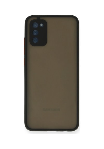 Samsung Galaxy Uyumlu A03s Kılıf Montreal Silikon Kapak C7786 Siyah
