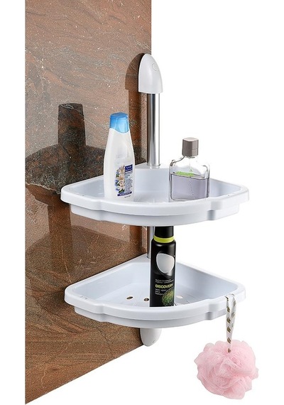 Zhlhome 2li Lüx Banyo Köşelik Banyo Düzenleyici Beyaz