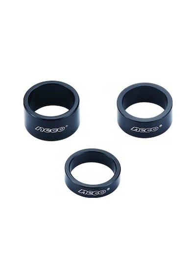 Neco Bisiklet Furş Spacer (5mm,10mm,15mm, 28.6) Siyah