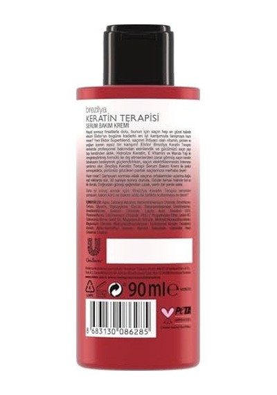 Elidor Serum Bakım Kremi Brezilya Keratin Terapisi Seyahat Boy 90 Mililitre