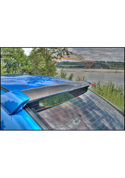 Subaru İmpreza Wrx Sti Cam Üstü Spoyler