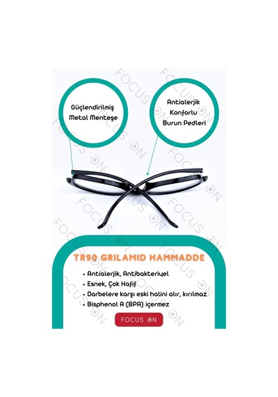Focus On KS007-C1-EKRAN Siyah 5-9 Yaş Mavi Işık Filtreli Çocuk Ekran Gözlüğü