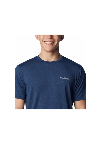 Columbia Tech Trail Crew Neck Iı Erkek Kısa Kollu Tişört-8259 Pfg Lacivert