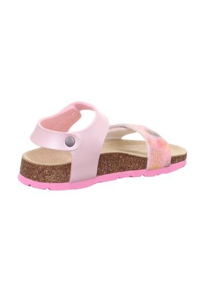 Nubebe Superfit Renkli Mantar Taban Sandalet Pembe Pembe