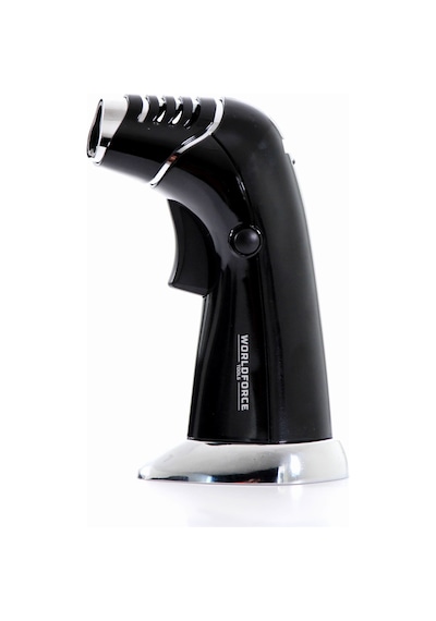 Worldforce Turbo Torch Piezo 1300° Doldurulabilir Jet Pürmüz N11.3475 Siyah