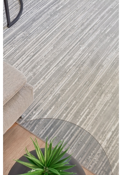 Kaşmir Halı 7/24 Elegante Evore Grey 80x150 CM Salon Mutfak Halısı Yolluk Kilim