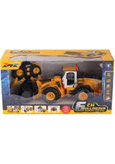 Sunman Oyuncak İş Makinesi 1/24 Uzaktan Kumandalı Buldozer Dc.f/f Işıklı 6ch 3.7v.usb 40mhz.