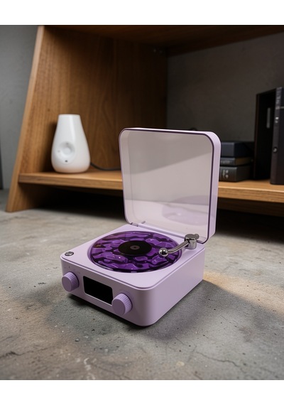 Retro Pikap Hoparlör 360 Sesli Taşınabilir Xuuczzzgramafonspeaker-9