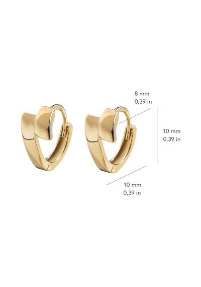 Goldkupe 14 Ayar Altın Minik Halka Küpe 1,24 Gr-2973