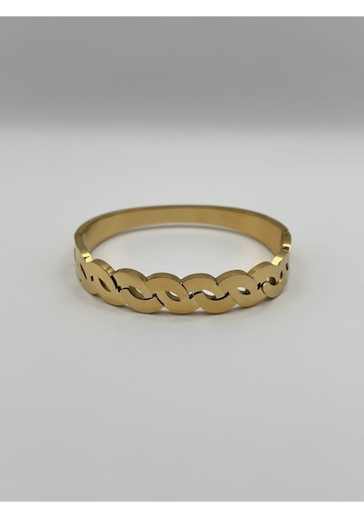 Arnes Jewelry Çelik Zincir Kelepçe Ar206nes Gold