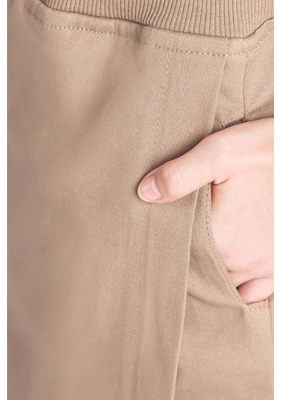 Minigimin Cicileri Miniğimin Cicileri Beli Lastikli Okul Kız Çocuk Şort Etek - Camel Camel-37789 Camel-37789
