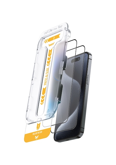 Buff Apple iPhone 15 Pro Uyumlu 5d Easyfit Ekran Koruyucu