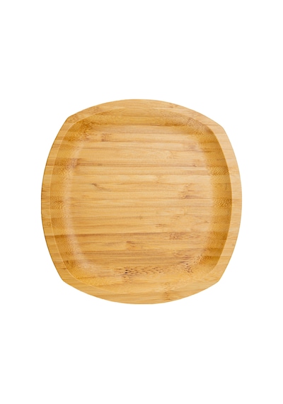 5 Adet Bambum Penne Kare Tabak 20 Cm Bambu