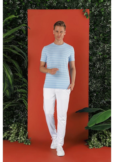 Efor Ts 851 Mavi Spor T-shirt Mavi