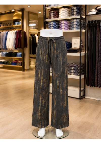 Eren Style Organic Pamuklu Kumaş Rahat Konforlu Spor Pantolon 95 Cm - 38-52 Füme